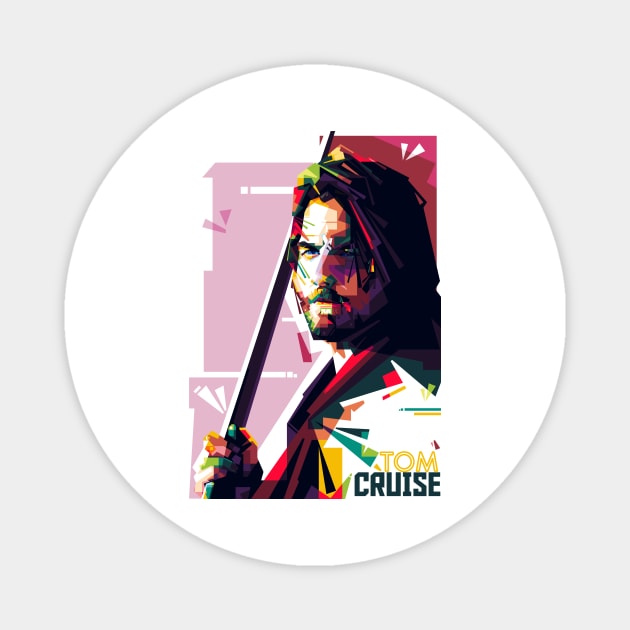 Tom Cruise Pop Art Magnet by dsatrio99